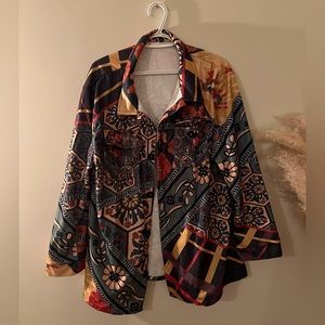 Funky Botton-Up Long Sleeve Shirt